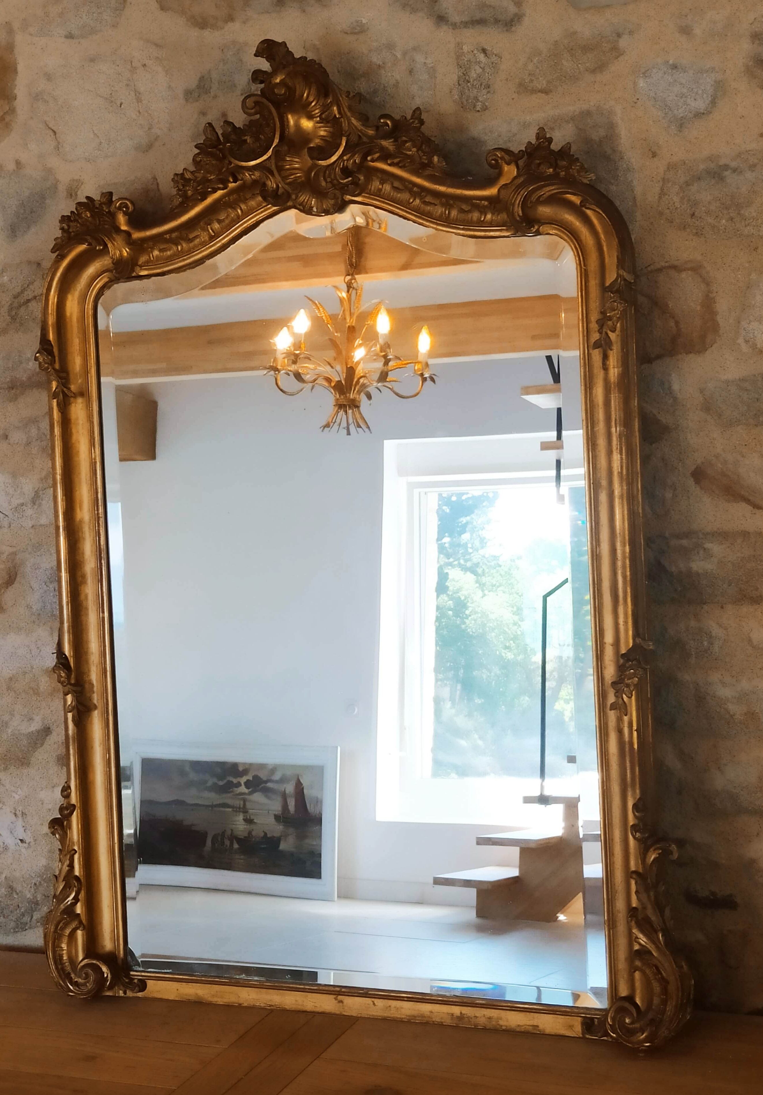 Louis XV style mirror