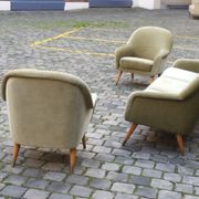 Together chairs Danish club 50 years Organic Green soft iced