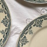 3 flat ironstone plates Choisy le Roi Boulanger / Bordeaux ACC-7337