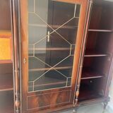 Marquetry display cabinet