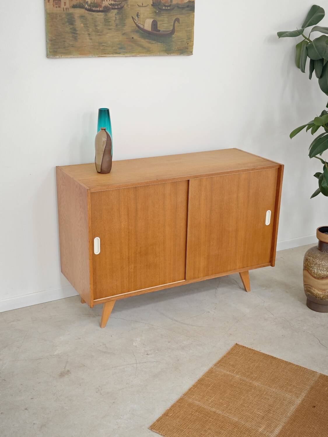 Buffet U 452 wooden furniture by Jiri Jiroutek for Interiér Praha 1960