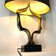 Bronze table lamp by Willy Daro, 1970s