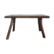Brutalist coffee table solid oak