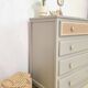 Vintage khaki chest of drawers
