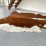 Caramel cowhide carpet