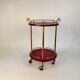 Aldo Tura barcart red round