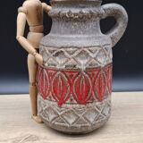 West Germany red vase 9325