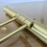 Large articulated brass wall light, Italy, 1980s, 1990s