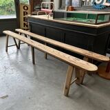 Pair of oak benches