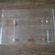 Table basse vintage en plexiglas 1970