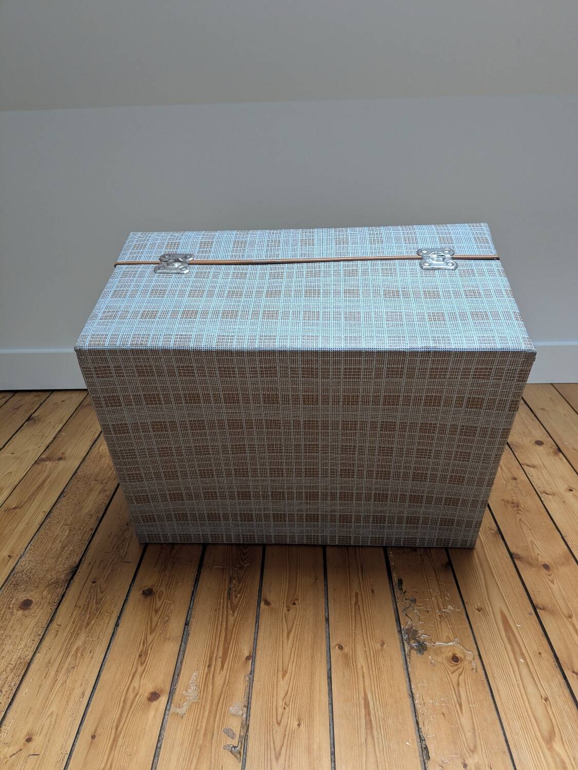 Old cardboard suitcase