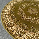 Round oriental rug