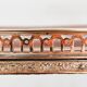 Antique guéridon with 3 levels in "bean" shape.