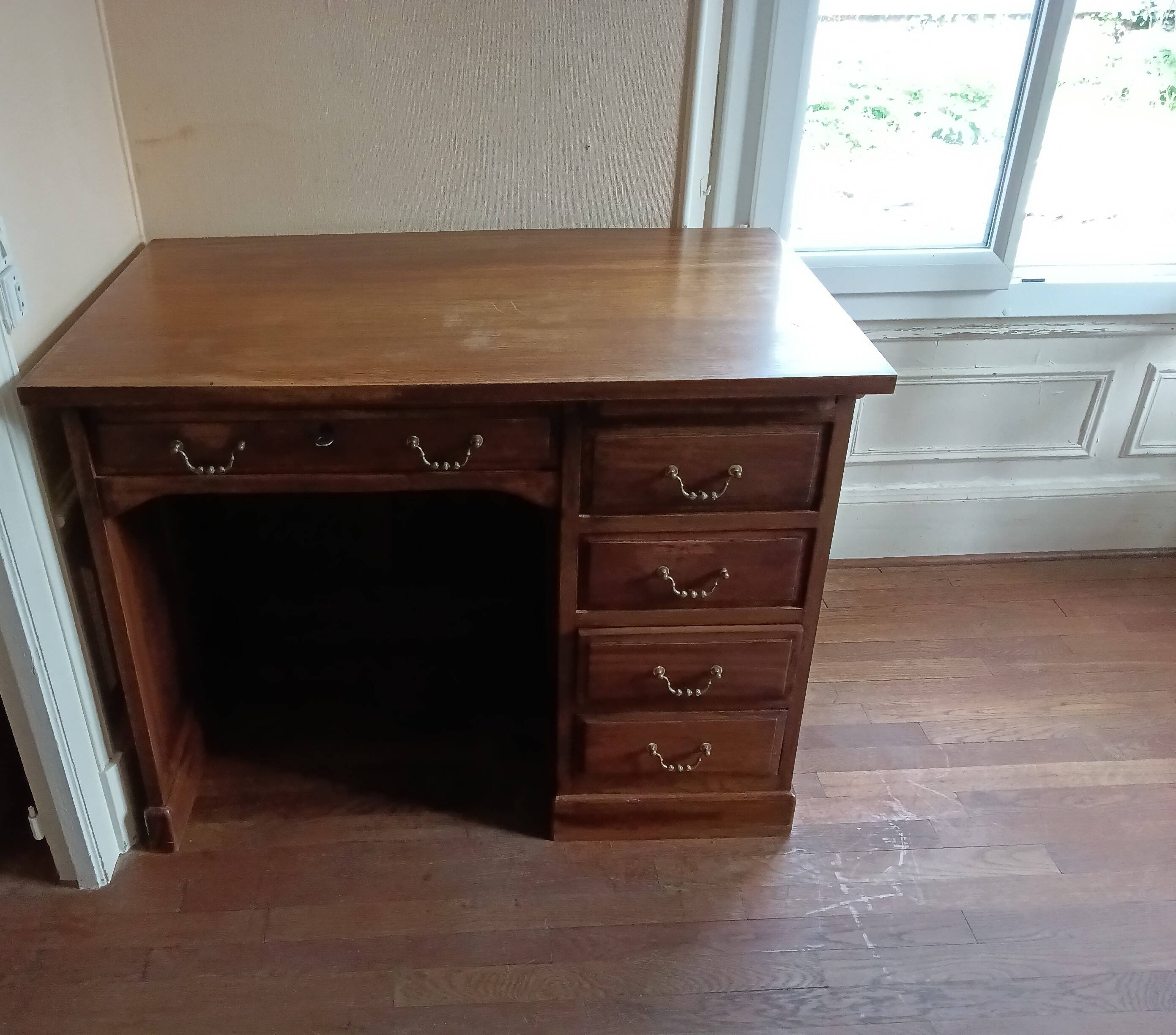 Oak administration desk