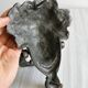 Large antique style brass metal knocker.