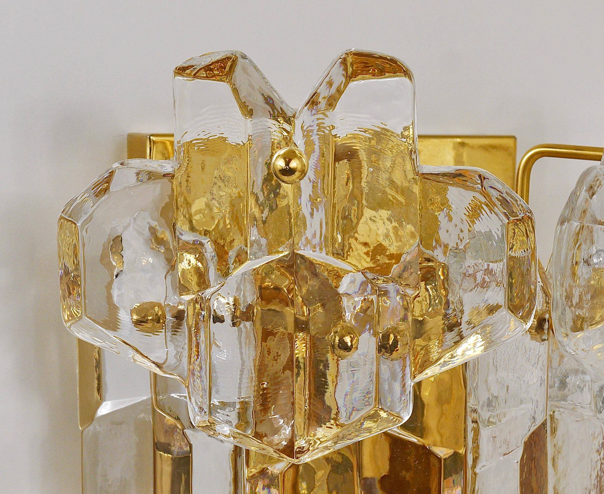 Palazzo Grand Model Wall Light by J.T. Kalmar - 1970