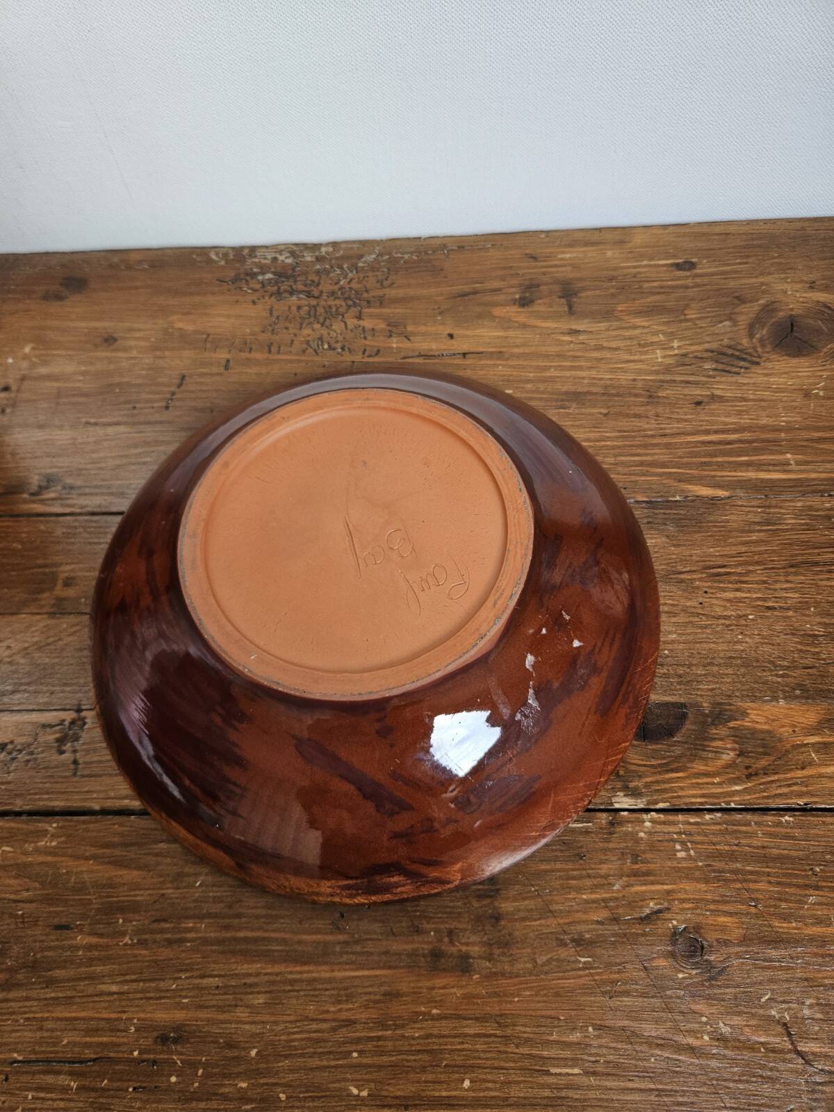 Glazed Terracotta Bowl Paul Bay