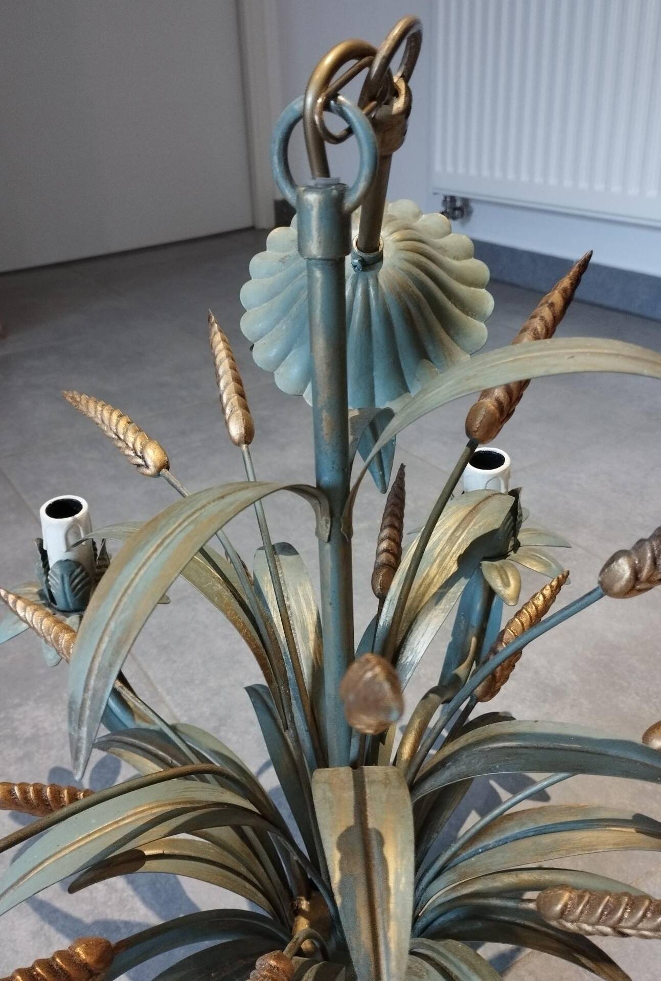 Chandelier, "Wheat Ears" suspension by Masca - circa 1970