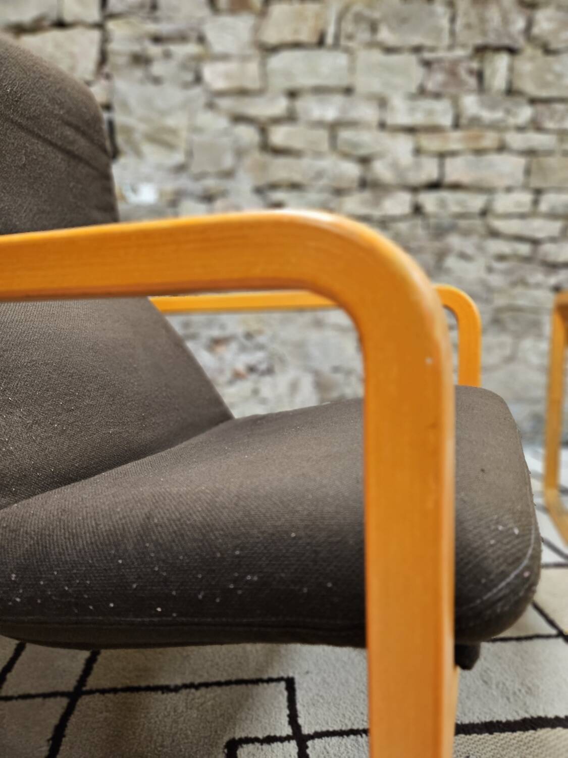 Set of Wilkhahn bentwood armchairs and tables, vintage 1980s