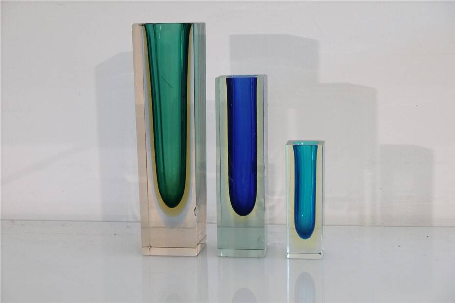 Set of vases by Flavio Poli 1970