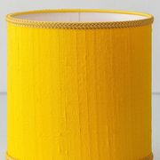 Granada Albarello Ceramic Table Lamp, Hand-Painted, New Silk Shade