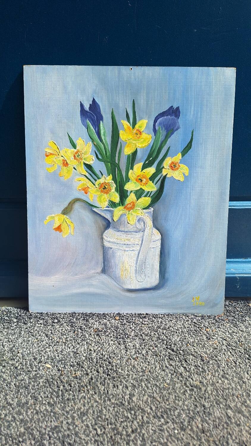 Still life bouquet of daffodils