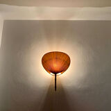 Uchiwa III bamboo wall lamp by Ingo Maurer for Design M