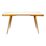 Mid-Century Modern Coffee Table with Glass Top from Cesky Nabytek, 1960s