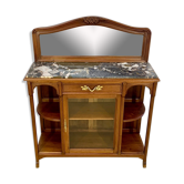 Meuble desserte-vitrine époque Art Nouveau 1900 Style  Louis Majorelle  ,école de Nancy