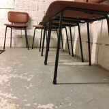 Set of 5 chairs carolina prefacto edition airborne 1960s