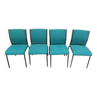 4 chaises marque" steelcase"