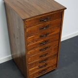 Vintage apothecary furniture in pine, France, 1930s