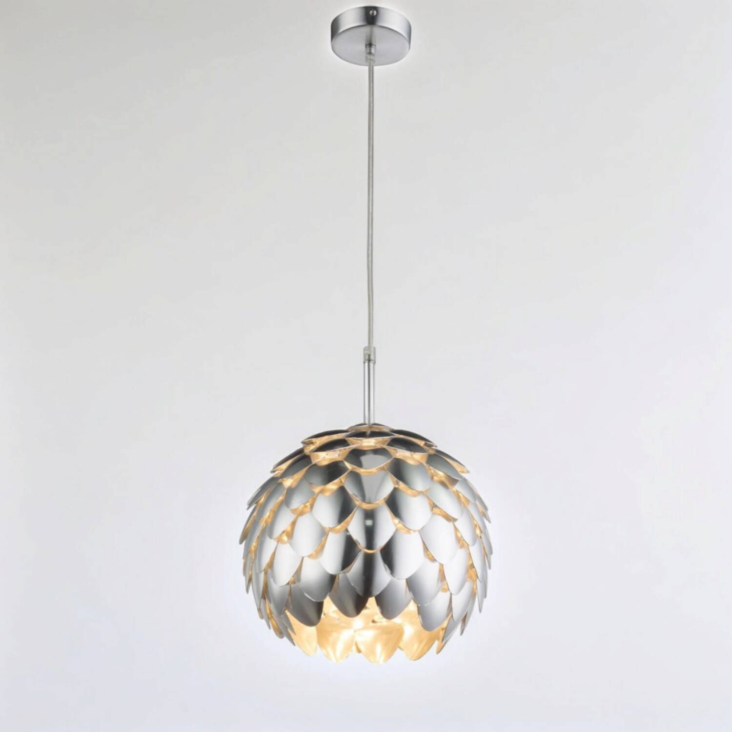 Design Ceiling Lamp -artichoke - aluminium