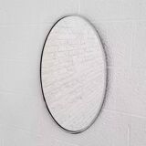 Oval mirror from the 50s and 60s with chrome surround