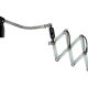 Green Industrial Scissor Wall Lamp from Elektroinstala, 1960s