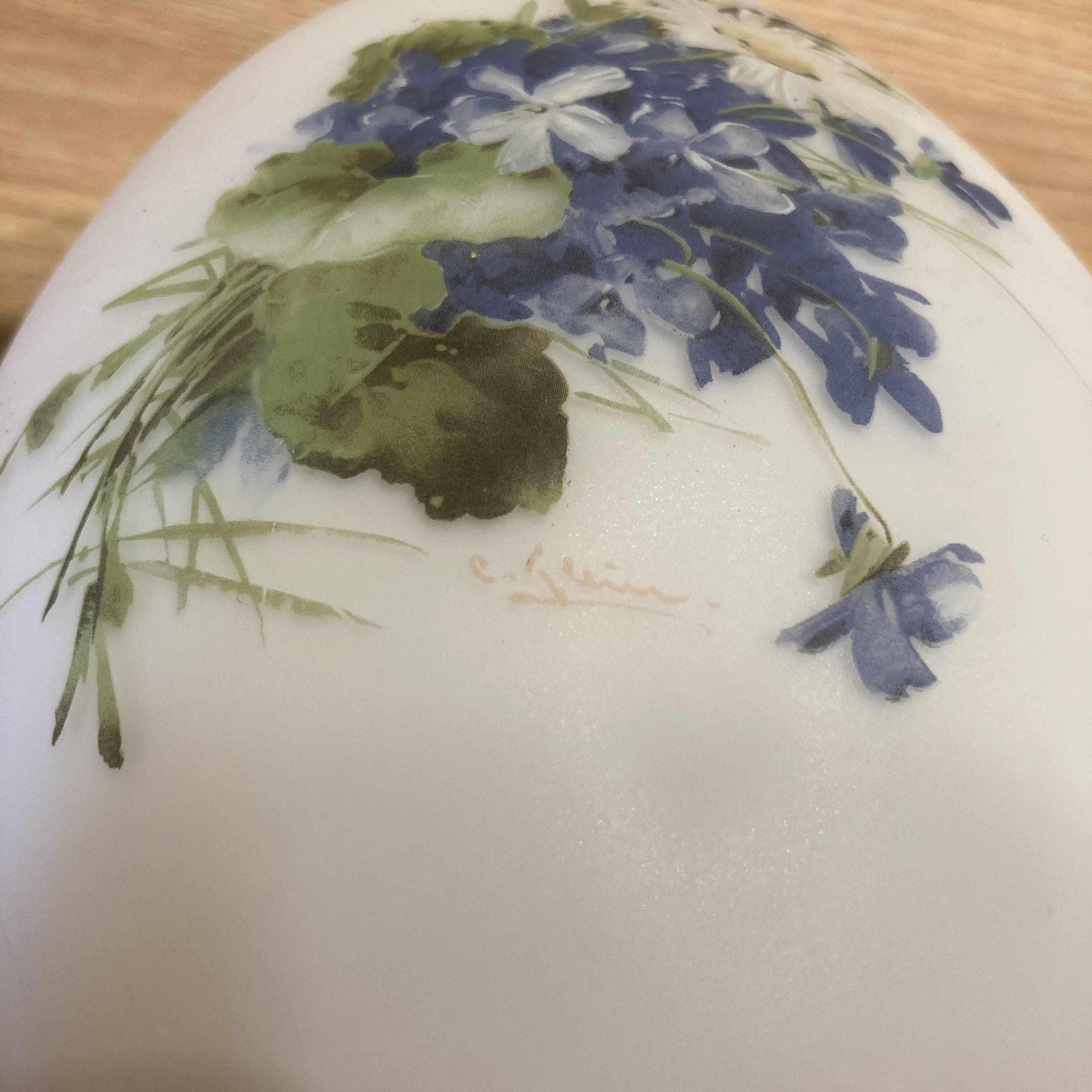 Pair of opaline lamps, 1950s design "Ben Swildens".