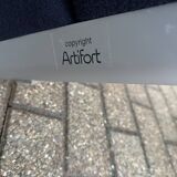 2x Artifort Groovy F598 by Pierre Paulin, Dark Blue, original