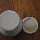 Stoneware candy dish signed