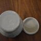 Stoneware candy dish signed