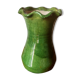 Glazed terracotta vase