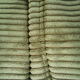Togo Armchair and Pouf in Khaki wide Corduroy