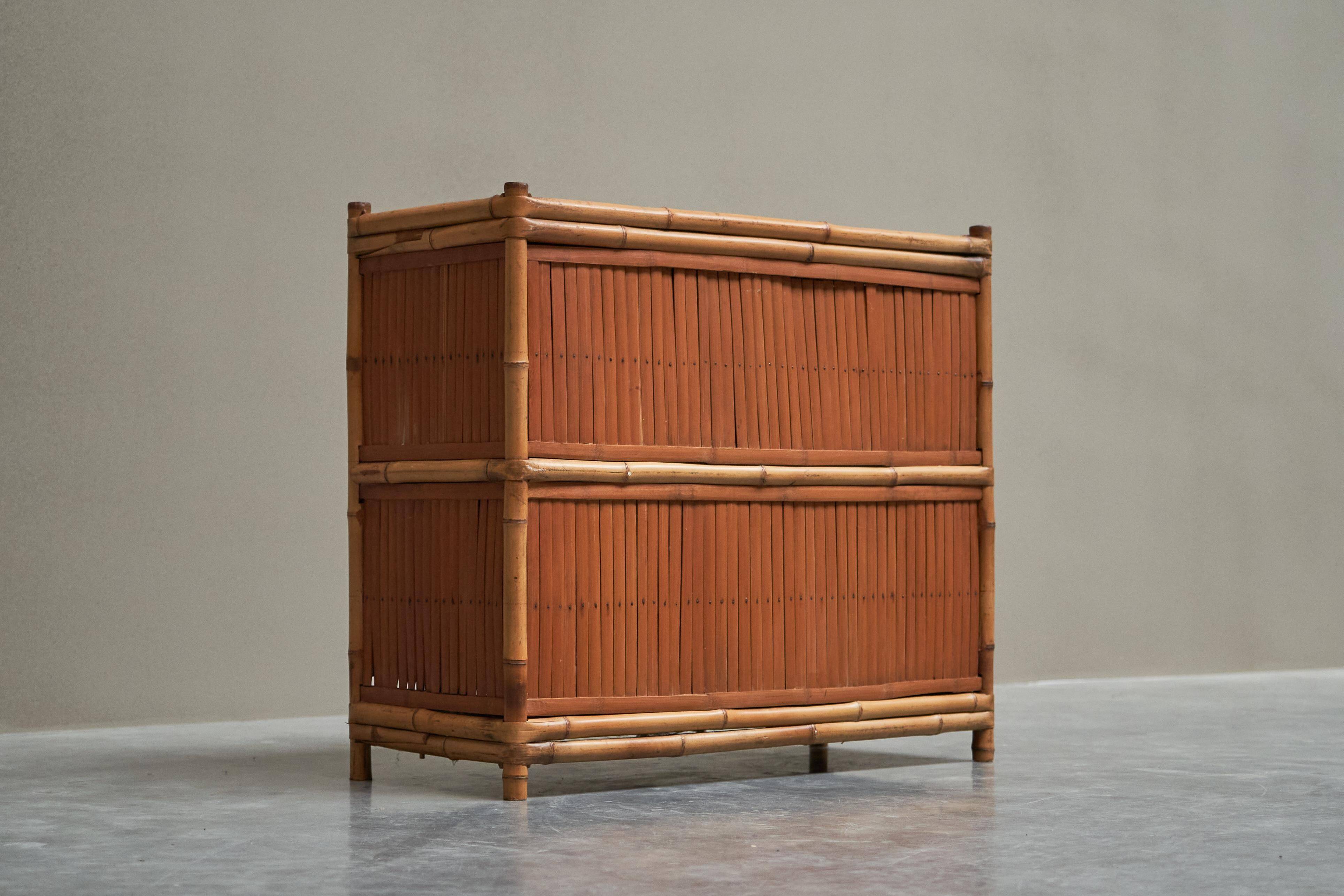 Mid-Century Bamboo Wardrobe from the 1960s
