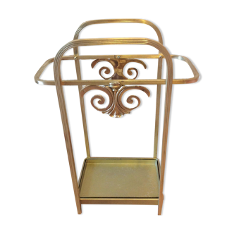 Brass umbrella holder art deco style