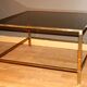Set of 2 tables 60s/70s vintage brass