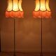 Pair of Bergboms floor lamps, G-024, brass, modern Scandinavian / mid-century style.
