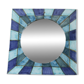 vintage ceramic mirror and design, 1970s