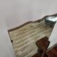 Art Decò dressing table in walnut root with mirror