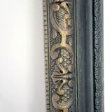 Antique mirror with moldings 46x55cm