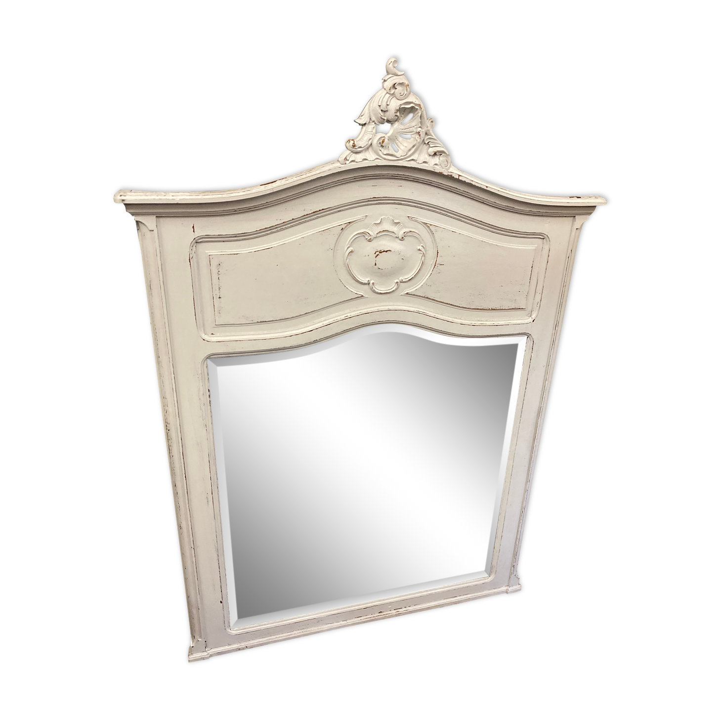 Miroir de cheminée en bois 124x174cm