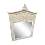 Large wooden fireplace mirror 124x174cm